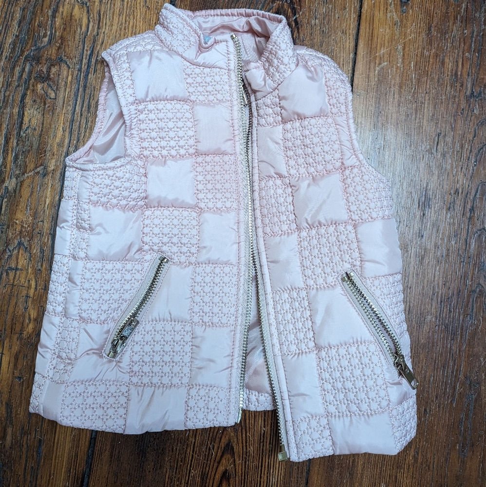 Tahari baby pink vest